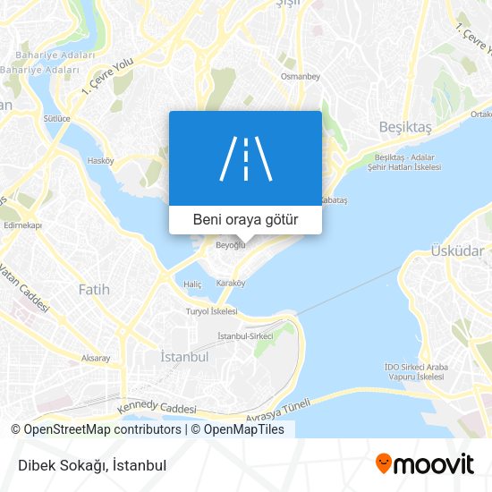 Dibek Sokağı harita