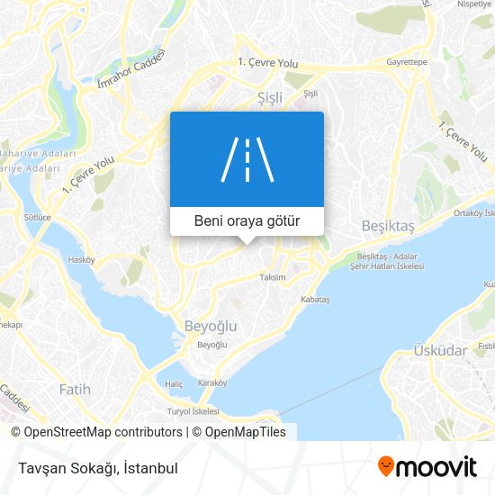 Tavşan Sokağı harita