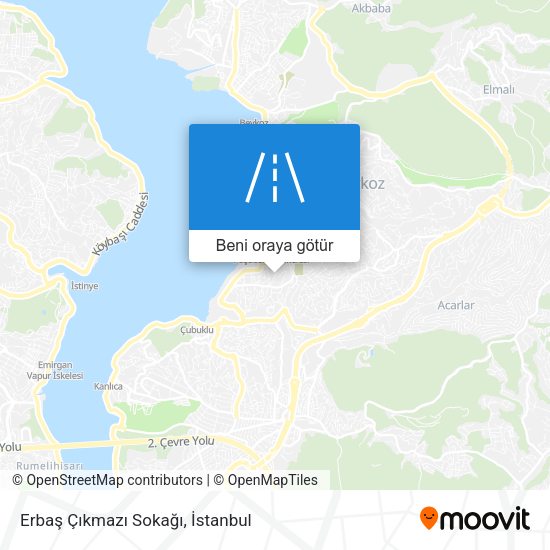 Erbaş Çıkmazı Sokağı harita