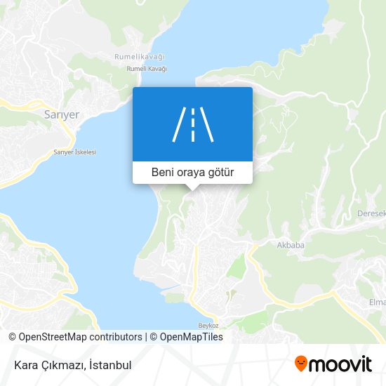 Kara Çıkmazı harita