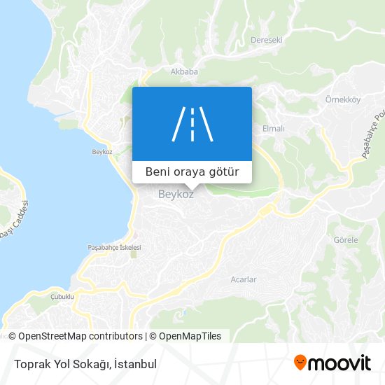 Toprak Yol Sokağı harita