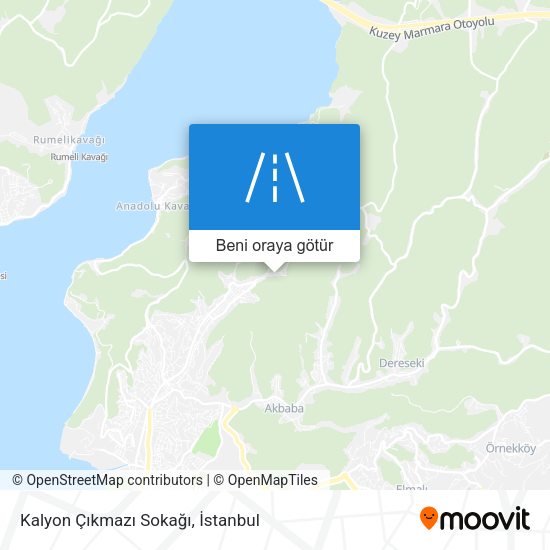 Kalyon Çıkmazı Sokağı harita