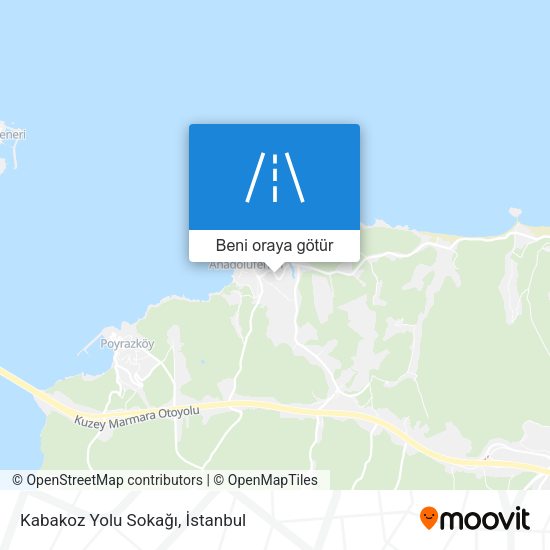 Kabakoz Yolu Sokağı harita