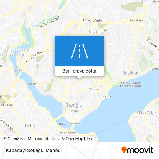 Kabadayı Sokağı harita