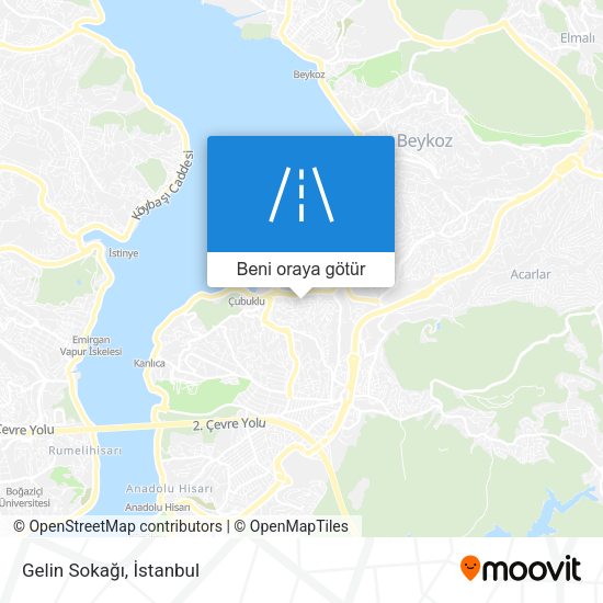 Gelin Sokağı harita
