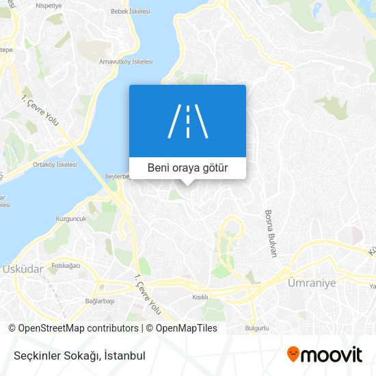 Seçkinler Sokağı harita