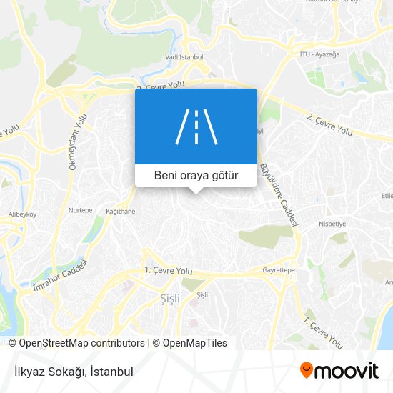İlkyaz Sokağı harita