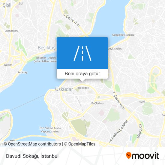 Davudi Sokağı harita