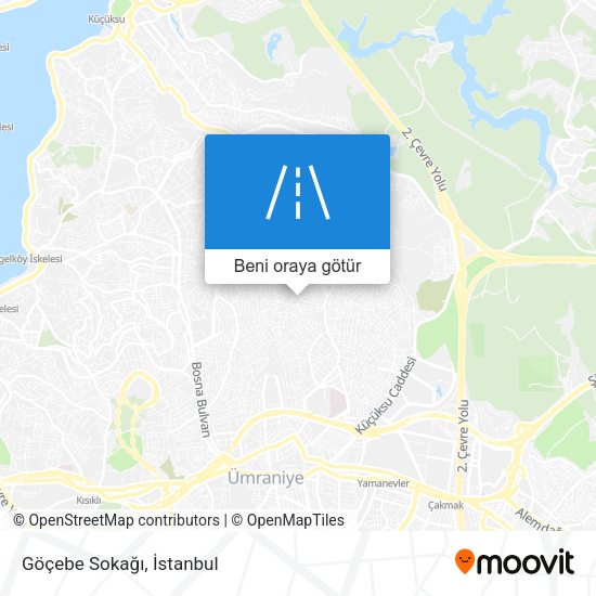 Göçebe Sokağı harita