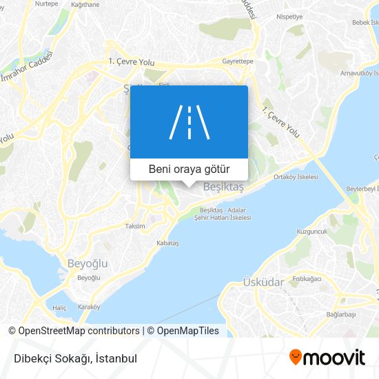 Dibekçi Sokağı harita