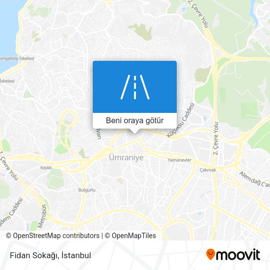 Fidan Sokağı harita