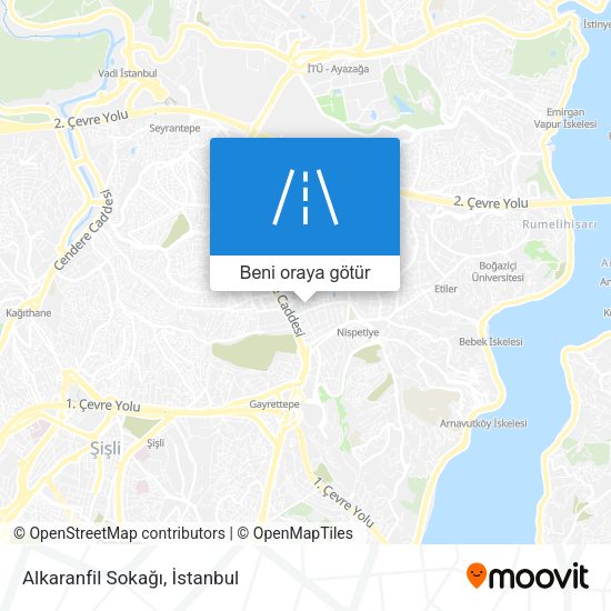 Alkaranfil Sokağı harita