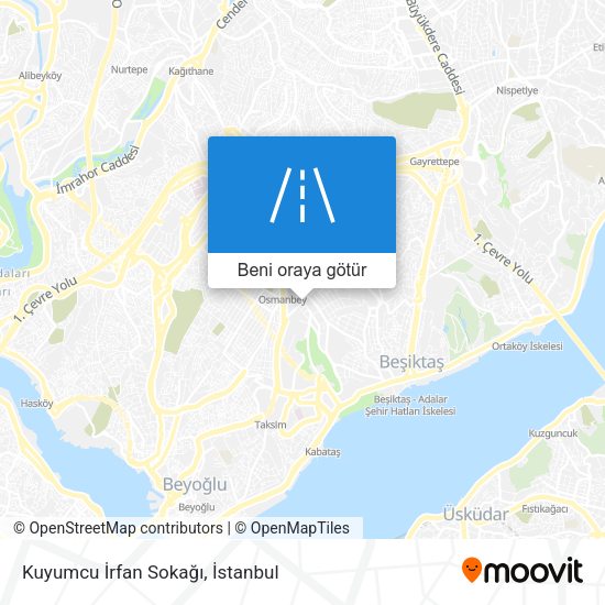 Kuyumcu İrfan Sokağı harita