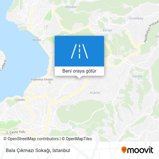 Bala Çıkmazı Sokağı harita