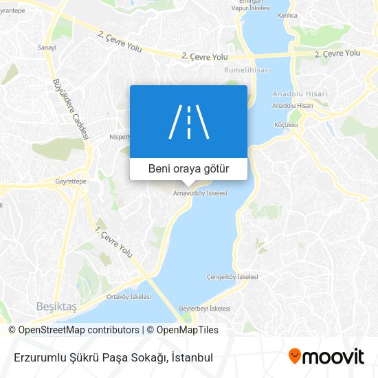 Erzurumlu Şükrü Paşa Sokağı harita