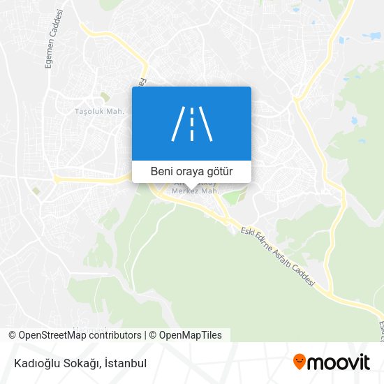 Kadıoğlu Sokağı harita