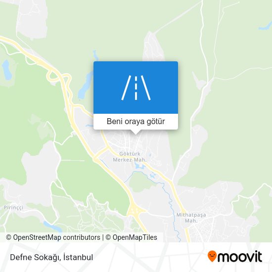 Defne Sokağı harita