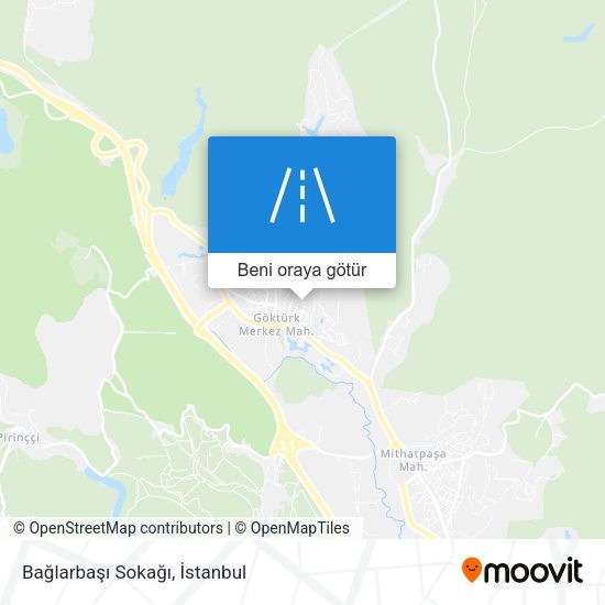 Bağlarbaşı Sokağı harita