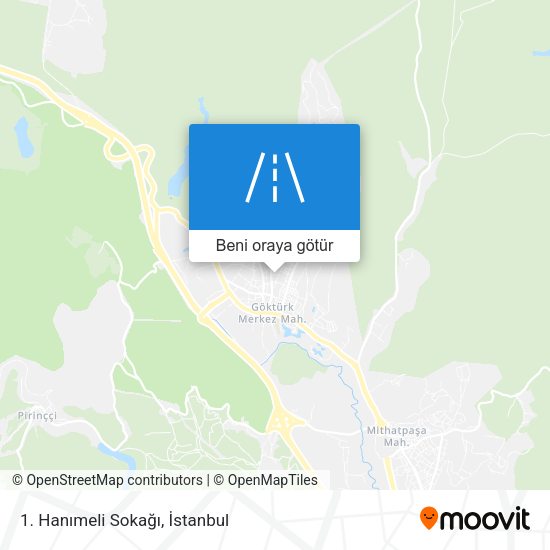 1. Hanımeli Sokağı harita