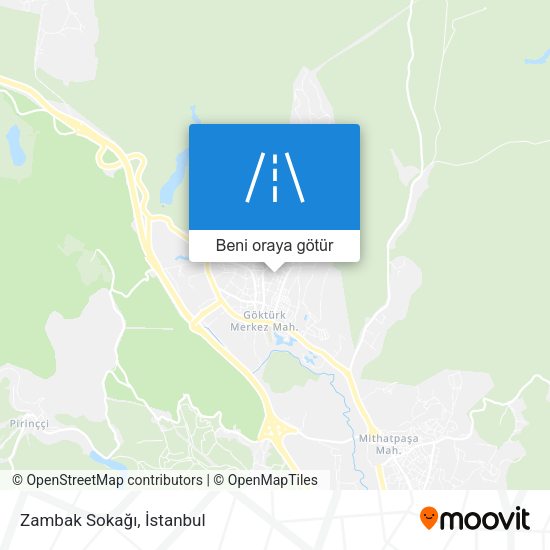 Zambak Sokağı harita