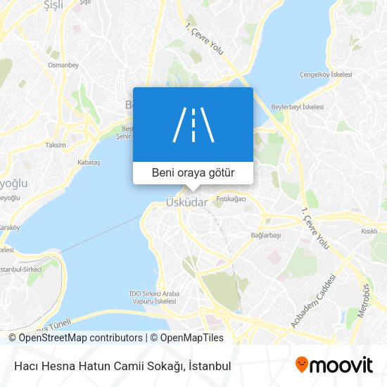 Hacı Hesna Hatun Camii Sokağı harita