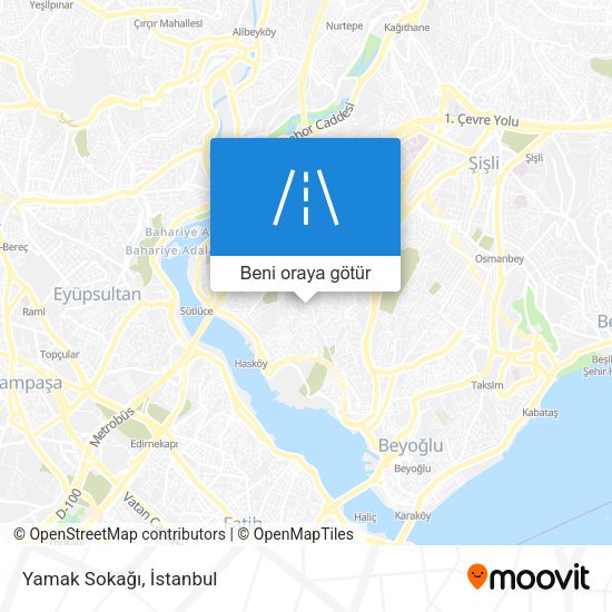 Yamak Sokağı harita