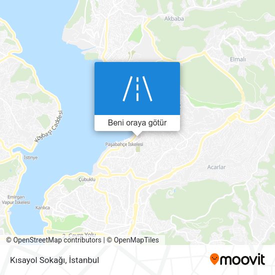 Kısayol Sokağı harita