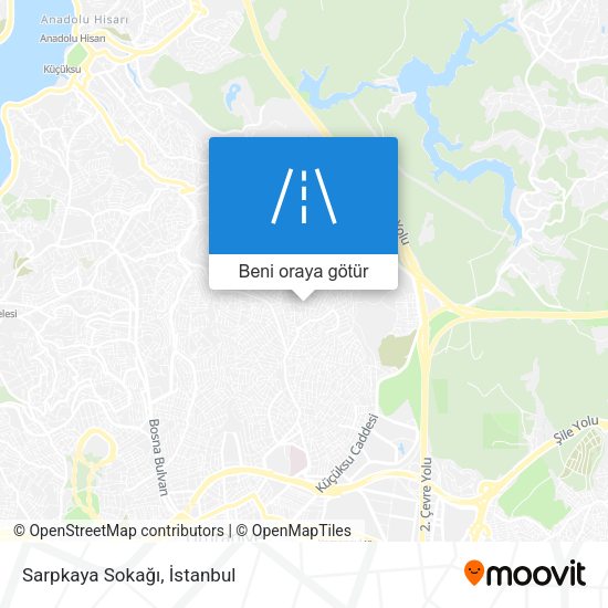 Sarpkaya Sokağı harita