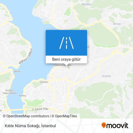 Kıble Nüma Sokağı harita