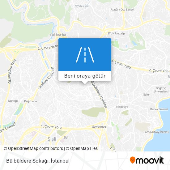 Bülbüldere Sokağı harita