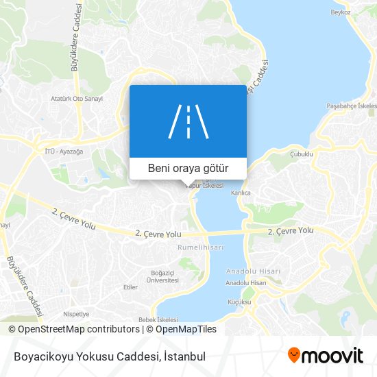 Boyacikoyu Yokusu Caddesi harita