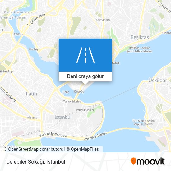 Çelebiler Sokağı harita