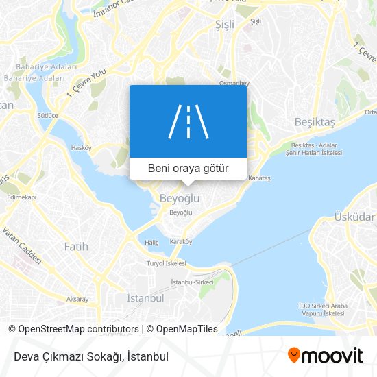 Deva Çıkmazı Sokağı harita