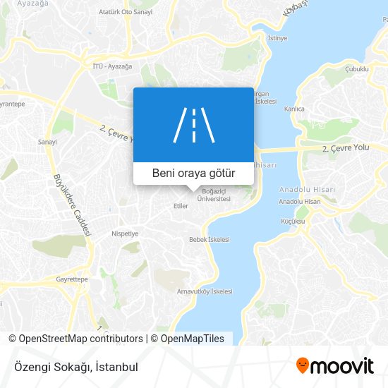 Özengi Sokağı harita