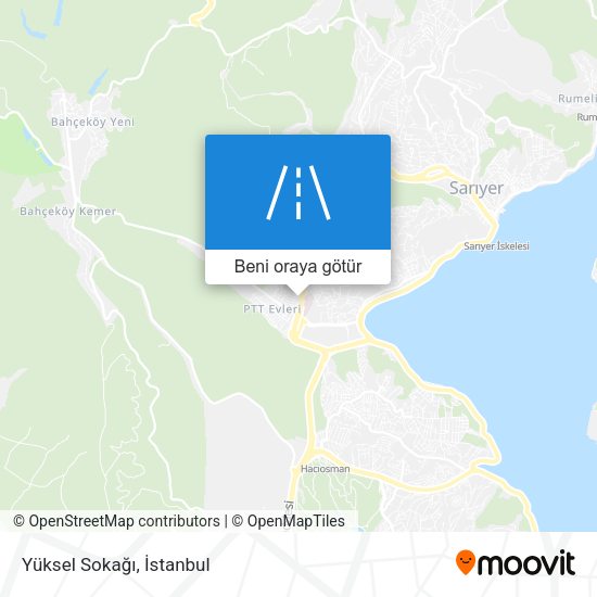 Yüksel Sokağı harita