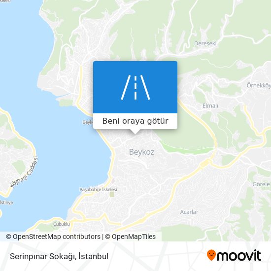 Serinpınar Sokağı harita