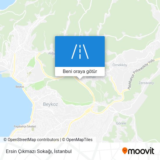 Ersin Çıkmazı Sokağı harita