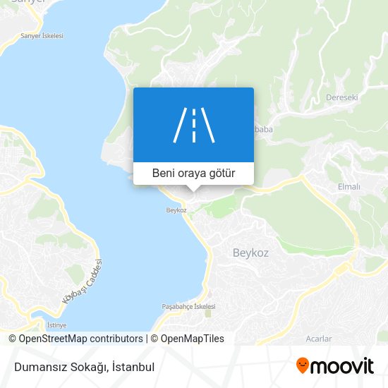 Dumansız Sokağı harita