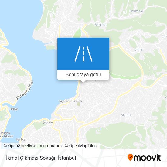 İkmal Çıkmazı Sokağı harita