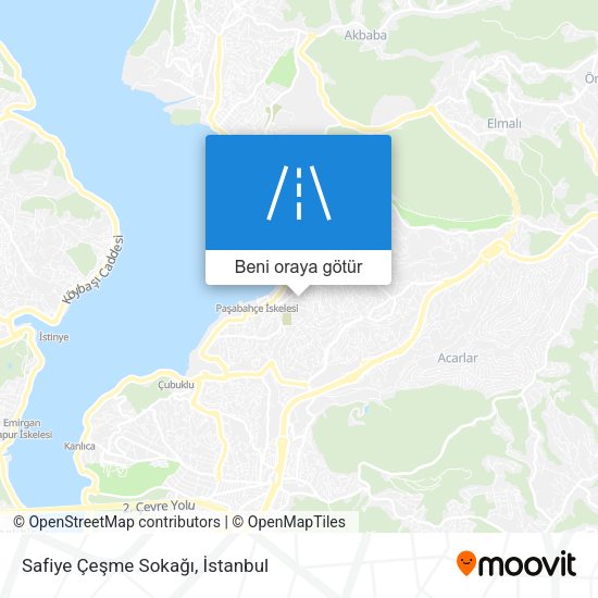 Safiye Çeşme Sokağı harita