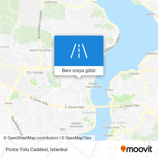 Posta Yolu Caddesi harita