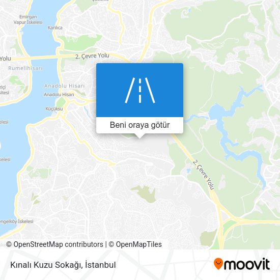 Kınalı Kuzu Sokağı harita