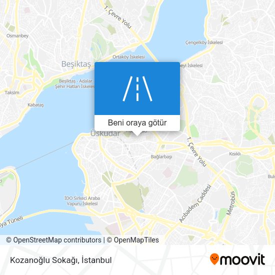Kozanoğlu Sokağı harita