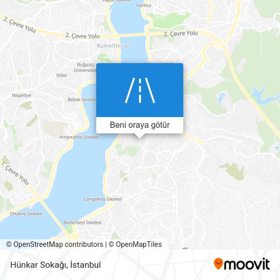 Hünkar Sokağı harita