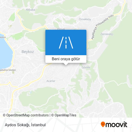 Aydos Sokağı harita