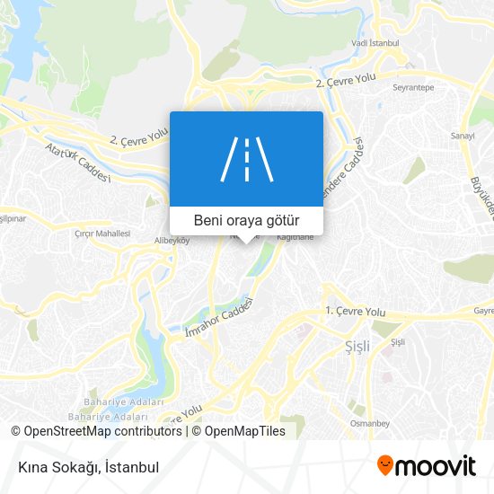 Kına Sokağı harita