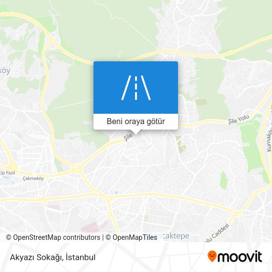 Akyazı Sokağı harita