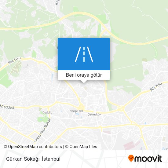 Gürkan Sokağı harita