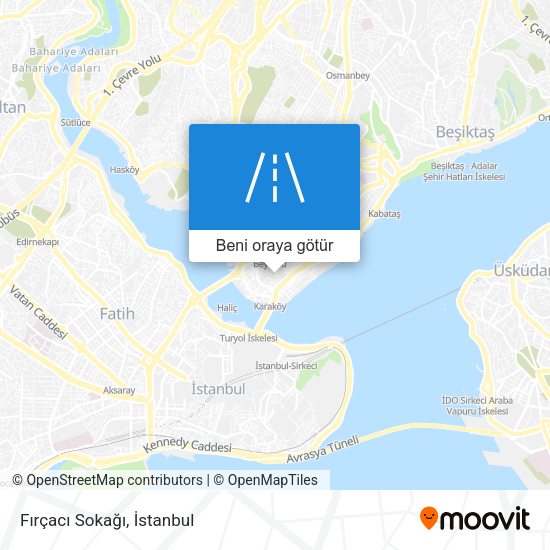 Fırçacı Sokağı harita