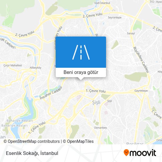 Esenlik Sokağı harita